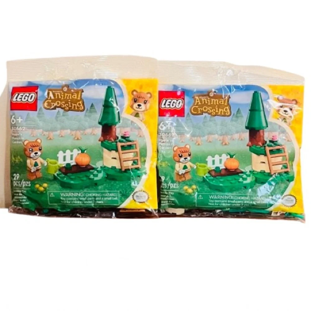 🆕- SET OF 2 LEGO Animal Crossing Maple's Pumpkin Garden 30662